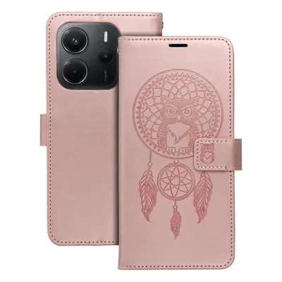 Mezzo Book tok Xiaomi Redmi Note 15 Pro 5G készülékhez Álomfogó Arany Rózsaszín