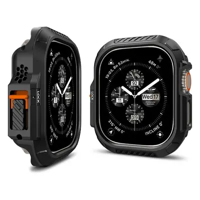 Spigen Lock Fit Apple Watch Ultra 2 / 1 49mm tok, fekete