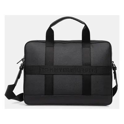 Laptoptáska Tommy Hilfiger Th Modern Computer Bag AM0AM13637 Fekete