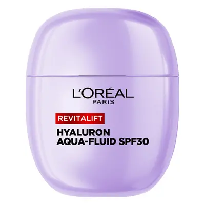 L'Oréal Paris Revitalift Filler SunPod Aqua Fluid hialuronsavval és SPF 30 fényvédővel, 40ml