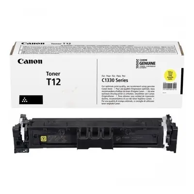 Canon T-12 (5095C006) - eredeti toner, yellow (sárga)