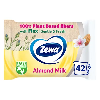 ZEWA Almond Milk Nedves toalettpapír (42 db)