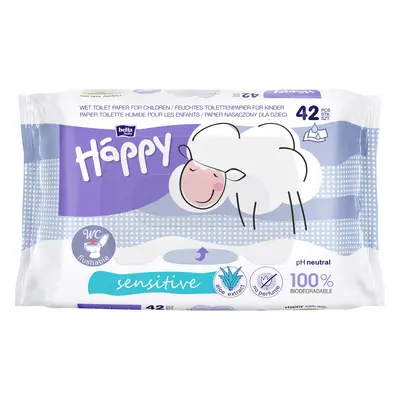 BELLA Baby Happy Calendula nedves WC papír körömvirággal gyermekeknek 42 db