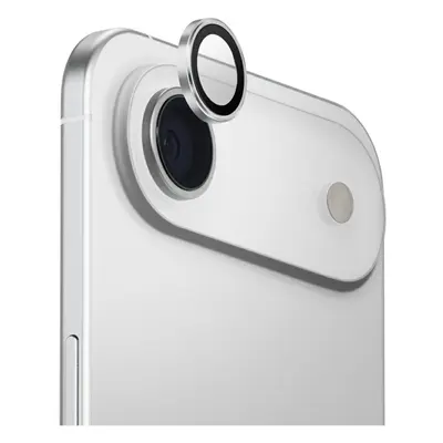 Uniq Optix Apple iPhone Air (2025) tempered kameralencse-védő üvegfólia felhelyező kerettel, ezüst