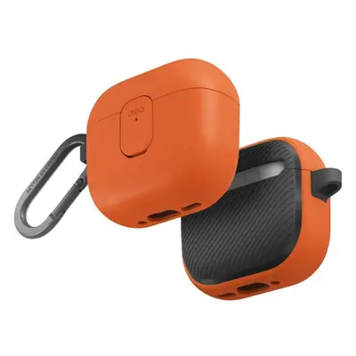Uniq Clyde Apple AirPods 4 tok karabinerrel, narancs