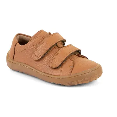 Froddo gyerek barefoot tornacipő BAZE COGNAC G3130284-2 | egész éves gyerek bőr cipő tépőzárral és rugalmas talppal - 30