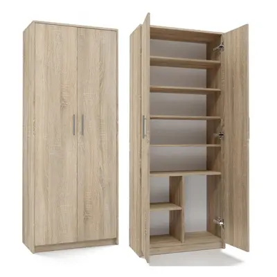 Irodai Könyvespolc Nappali Iroda Ajtó Oliv 2D Sonoma Tölgy Nappali Iroda Szoba