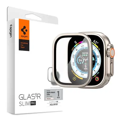 Spigen Glas.tR SLIM Pro Apple Watch Ultra 2 / 1 49mm tempered kijelzővédő fólia, titánium