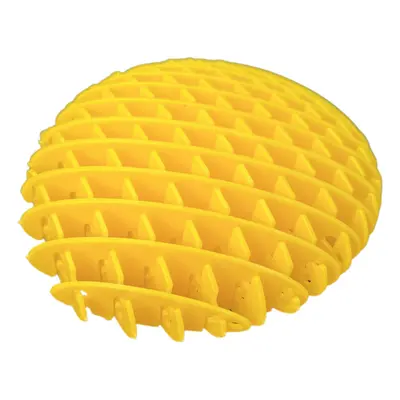 Interaktív stresszoldó játék, sárga, 10x8x2cm, finommotorika fejlesztésére, 3 éves kortól ajánlott gyermekeknek - LEAN Toys