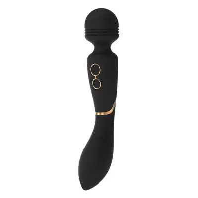 Dream Toys Vibrátor kettős rezgés, 7 mód 20 cm fekete-arany