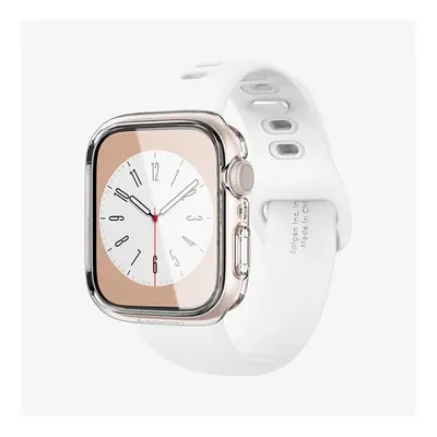 Spigen Ultra Hybrid Apple Watch 9 / 8 / 7 45mm tok, Crystal Clear, átlátszó