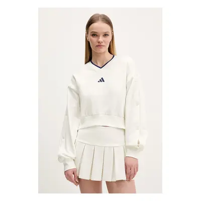 Adidas Pulóver Stadium JZ1074 Fehér Loose Fit