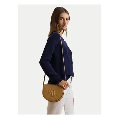 LAUREN RALPH LAUREN Táska Witley Leather Medium Embossed Logo Crossbody Bag 431950130008 Barna