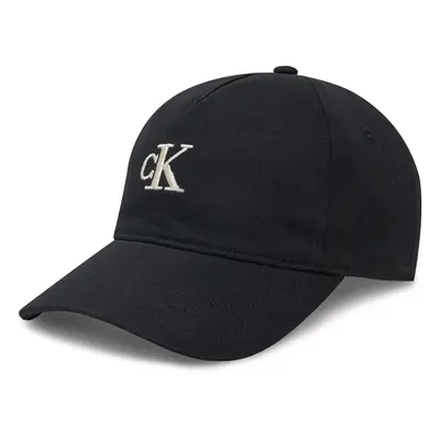 Calvin Klein Jeans Baseball sapka Embroidered Monogram Cap LV04K5024G Fekete