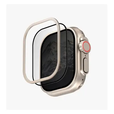 Uniq Optix Duo Pro Apple Watch Ultra 3 / 2 / 1 49mm Anti-reflecting tempered kijelzővédő fólia, ezüst