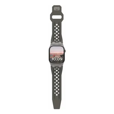 UAG Monarch Strap Apple Watch 49mm / 46mm /45mm / 44mm / 42mm szíj - Olive Titanium
