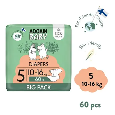 Moomin Baby 5 Maxi 10-16 kg (60 db)