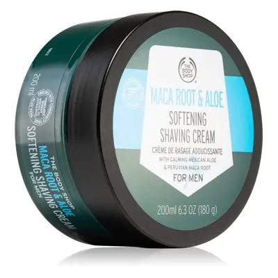 The Body Shop Lágyító borotvakrém Maca Root & Aloe (Shaving Cream) 200 ml