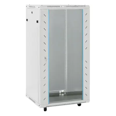 vidaXL szürke 22U hálózati szekrény 19" IP20 60 x 60 x 120 cm