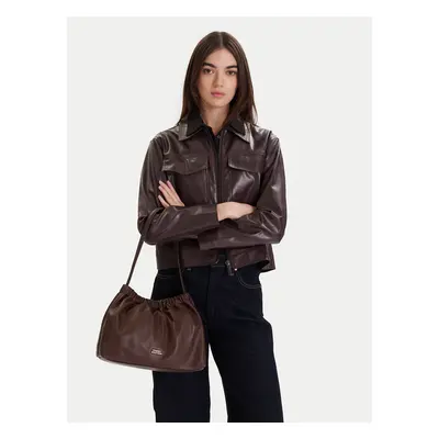Tommy Hilfiger Táska Soft Leather Shoulder Bag AW0AW18307 Bordó
