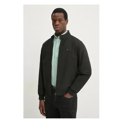 Tommy Hilfiger Átmeneti kabát Harrington MW0MW37647 Fekete Regular Fit