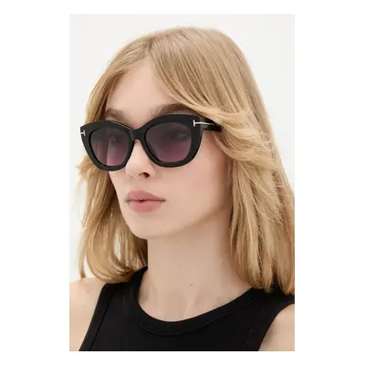 Tom Ford Linda 2 FT1285 01B ONE SIZE (53) Fekete Férfi Napszemüvegek