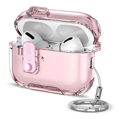 Tech-Protect Bounce Pro AirPods Pro 3 tok, karabinerrel, rózsaszín