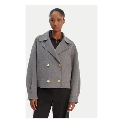 Tommy Hilfiger Átmeneti kabát WW0WW47759 Szürke Relaxed Fit
