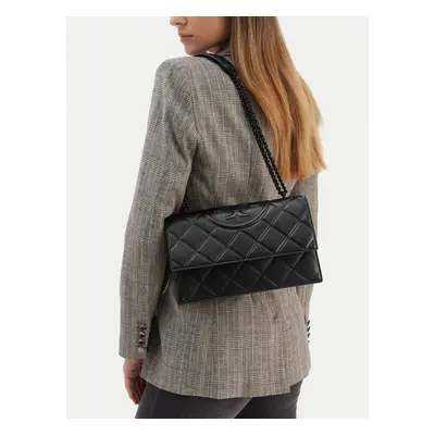 Tory Burch Táska Fleming Soft Grain Convertible Shoulder Bag 169791 Fekete