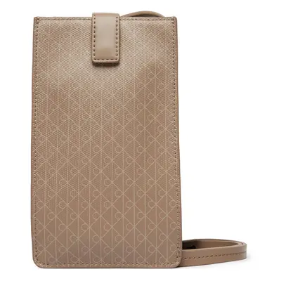 Calvin Klein Telefontartó táska Emblem Aop Phone Crossbody LV04F1115G Barna