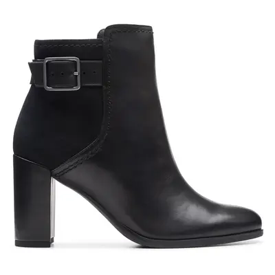 Clarks Bokacsizma Freva 85 Buckle 26174749 Fekete