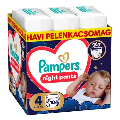 Pampers Night Bugyipelenka 9-15kg Maxi 4 (104db)
