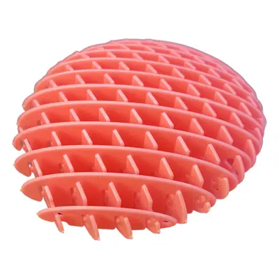 Interaktív stresszoldó játék, rózsaszín, 10x8x2cm, finommotorika fejlesztésére, 3 éves kortól ajánlott gyermekeknek - LEAN Toys