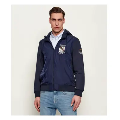 Aeronautica Militare Átmeneti kabát 261AF0520UF00674 Sötétkék Regular Fit