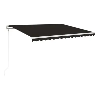 vidaXL antracitszürke automata napellenző 450 x 350 cm