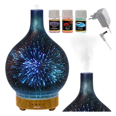 Levegő párásító és aroma diffúzor 200ml Led lámpával aromaterápiához