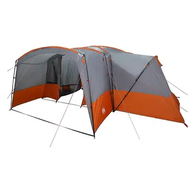 vidaXL Családi sátor 12 főre Szürke és narancs 760 x 645 x 230 cm