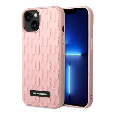 Tok Karl Lagerfeld iPhone 14 Plus 6,7" hardcase rózsaszín 3D Monogram