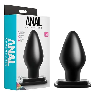Anal Adventures XL - extra nagy anál plug (fekete)