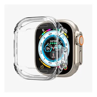 Spigen Ultra Hybrid Apple Watch UItra 2 / 1 49mm tok, Crystal Clear, átlátszó