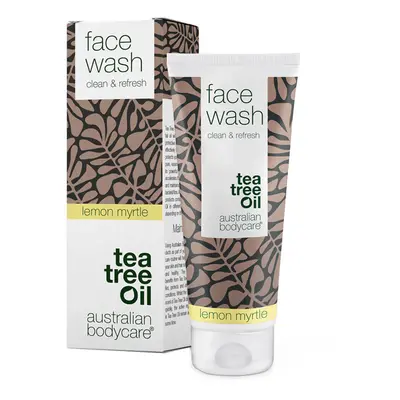 Australian Bodycare Tea Tree Oil Lemon Myrtle tisztító gél az arcbőrre a problémás bőrre 100 ml