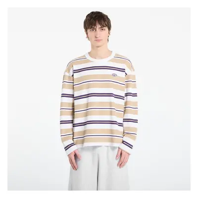Póló adidas 90S Alternative Sport Long Sleeve Stripe Waffle T-Shirt Core White L
