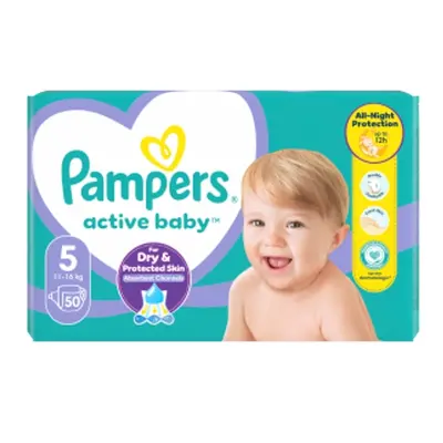 Pampers Active Baby Giant Pack Pelenkacsomag 9-14kg Maxi 4 (76db)