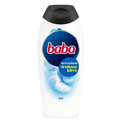 Baba 3in1 férfi Tusfürdő érzékeny bőrre 400ml és + Ajándék Baba P...