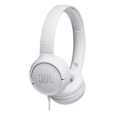 JBL Tune 500 vezetékes fejhallgató, 3.5mm jack, fehér