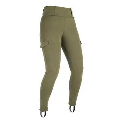 Nadrág SUPER CARGO, OXFORD, női (leggings Aramid béléssel, khaki, 16-os méret)