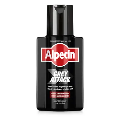 Alpecin Grey Attack sampon koffein kivonattal az őszülő haj ellen uraknak 200 ml