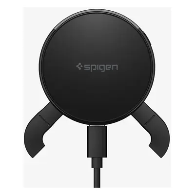 Spigen Essential Qi2.2 mágneses Magsafe autós tartó szellőzőrácsba, vezeték nélküli töltéssel, fekete
