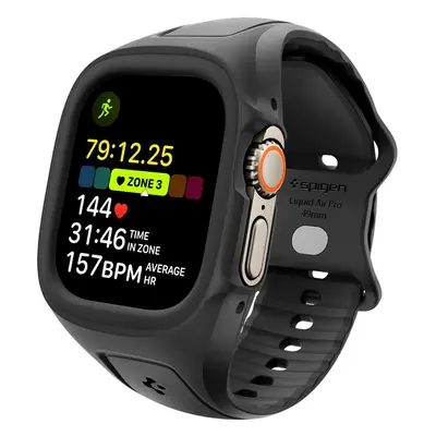 Spigen Liquid Air Pro Apple Watch Ultra 3 / 2 / 1 49mm tok / szíj, fekete