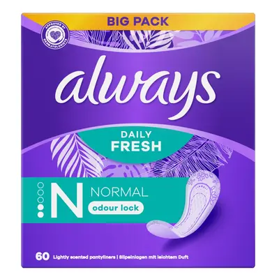 Always Dailies Normal Fresh & Protect tisztasági betétek 60 db